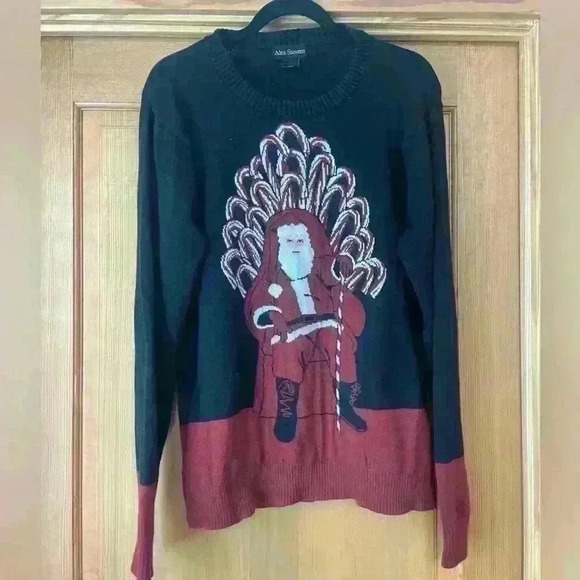 Women’s Santa Ugly Christmas Sweater. Size large - Picture 1 of 4